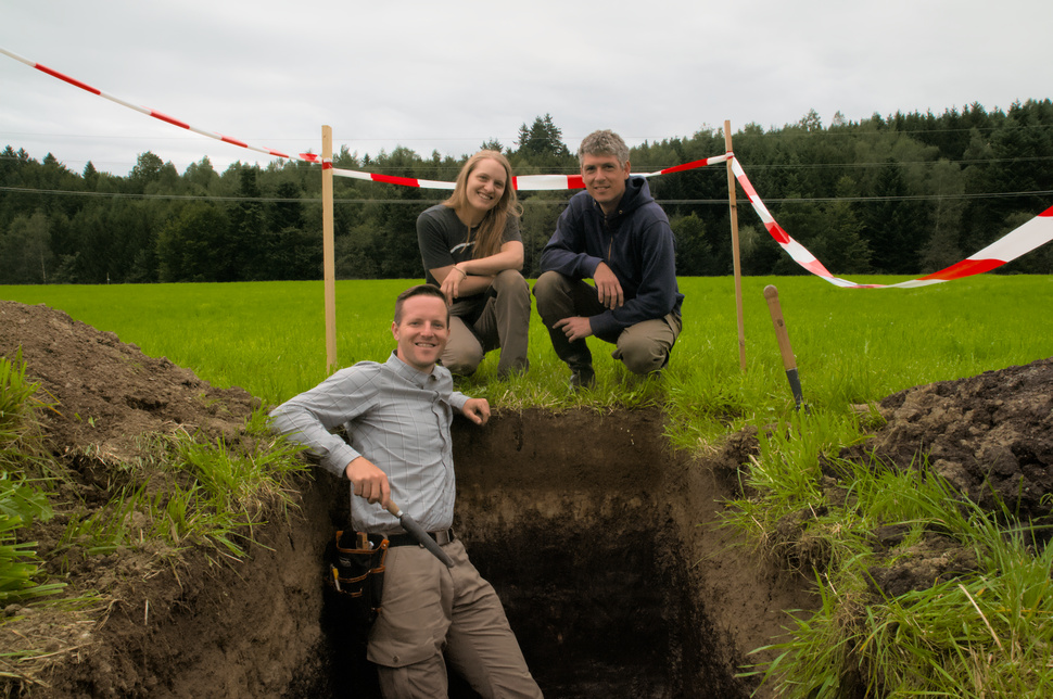 Foto von Julia Siegrist, Michael Wernli und Benjamin Kuster. 